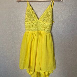 NEW Yellow FashionNova Dress